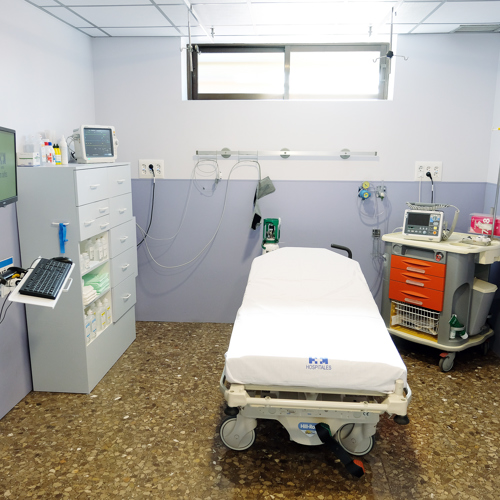 Палата-экстренной-помощи-в-Клинике-HM-Дельфос-(Delfos)